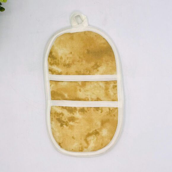 3 Piece Baking Set: 1 Finger Hotpads and 2 Square Potholders, Neutral Tans - Picture 6 of 6